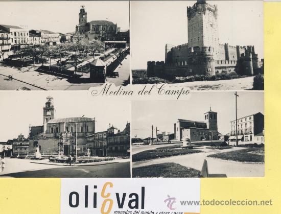 Postales: POSTAL -VALLADOLID -11 MEDINA DEL CAMPO PLAZA DE ESPA&Ntilde;A -ED PARIS -P-02031