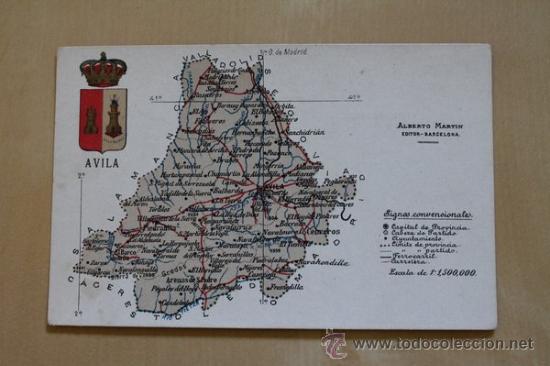 Postales: Postal. &Aacute;vila. Alberto Mart&iacute;n, editor. - Foto 1