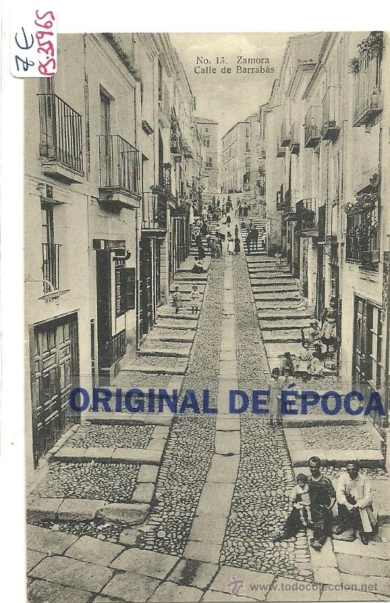 Postales: (PS-35965)POSTAL DE ZAMORA-CALLE DE BARRABAS