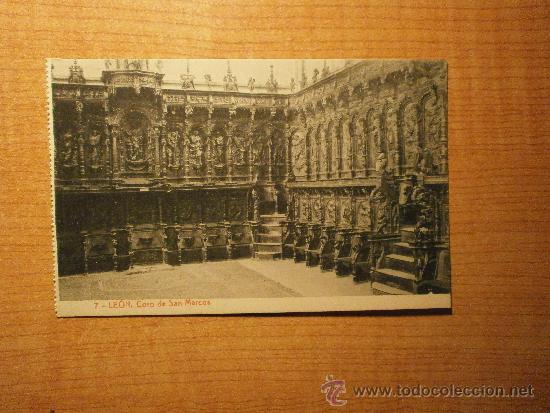 Postales: POSTAL LEON  CORO DE SAN MARCOS SIN CIRCULAR - Foto 1