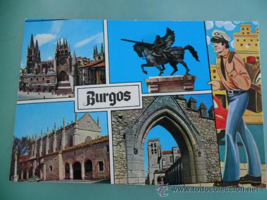 Postales: POSTAL BURGOS SIN CIRCULAR - Foto 2