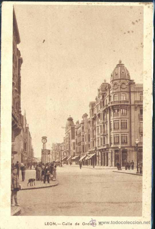 Postales: LE&Oacute;N.- CALLE DE ORDO&Ntilde;O II - Foto 1