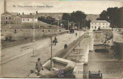 Postales: Valladolid. Puente Mayor. - Foto 1