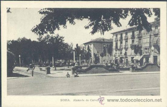 Postales: SORIA.- ALAMEDA DE CERVANTES - Foto 1