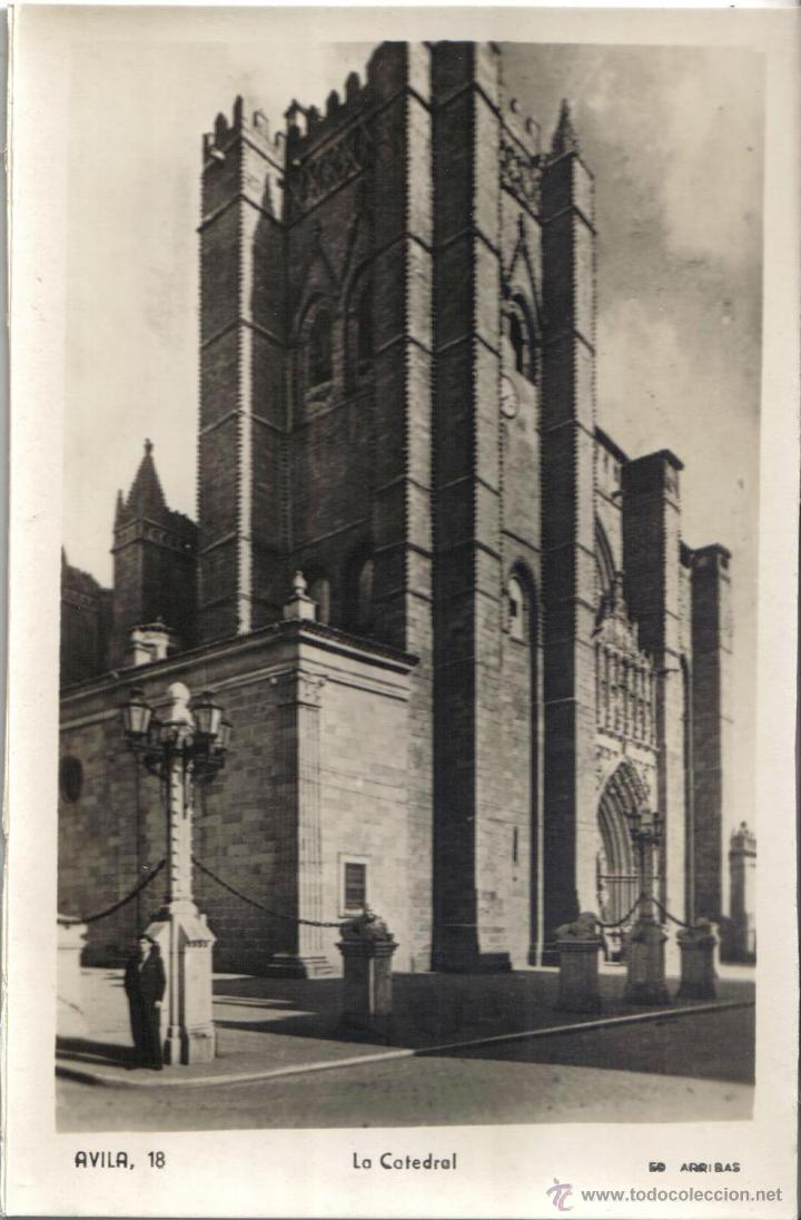 Postales: AVILA, LA CATEDRAL, EDICIONES ARRIBAS - Foto 1