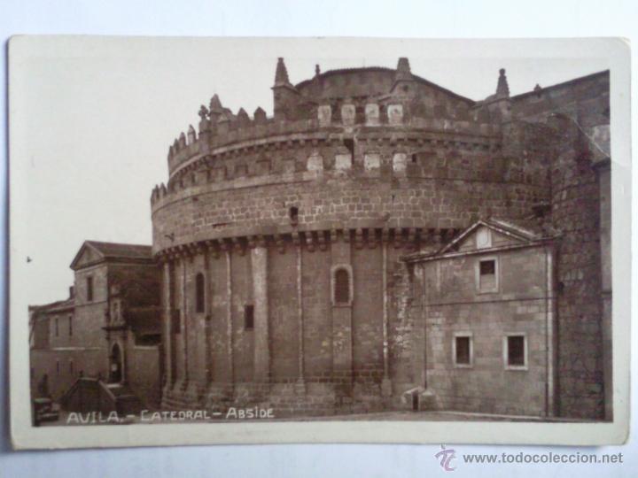 Postales: POSTAL AVILA, ABSIDE, SELLO REPUBLICA 1933