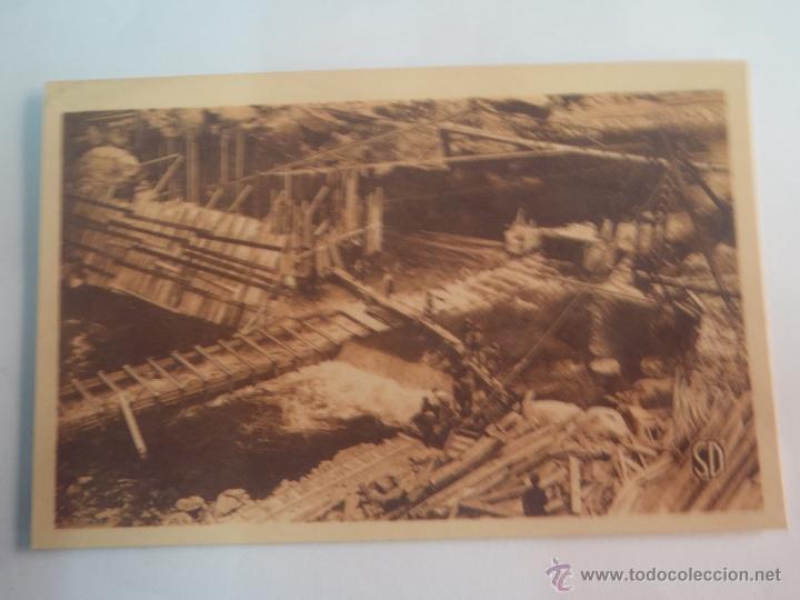 Postales: POSTAL SALTO DEL ESLA UNA CRECIDA POSTALES TRADICIONALES DE ZAMORA