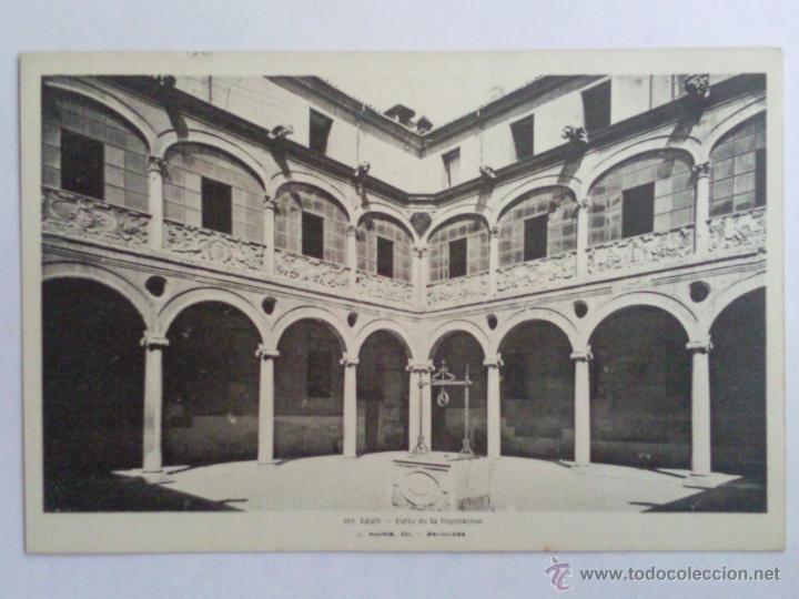 Postales: POSTAL LEON, PATIO DE LA DIPUTACION
