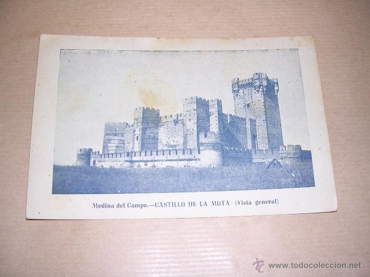 Postales: MEDINA DEL CAMPO - CASTILLO DE LA MOTA VISTA GENERAL  CIRCULADA 1952- 14X9 CM.