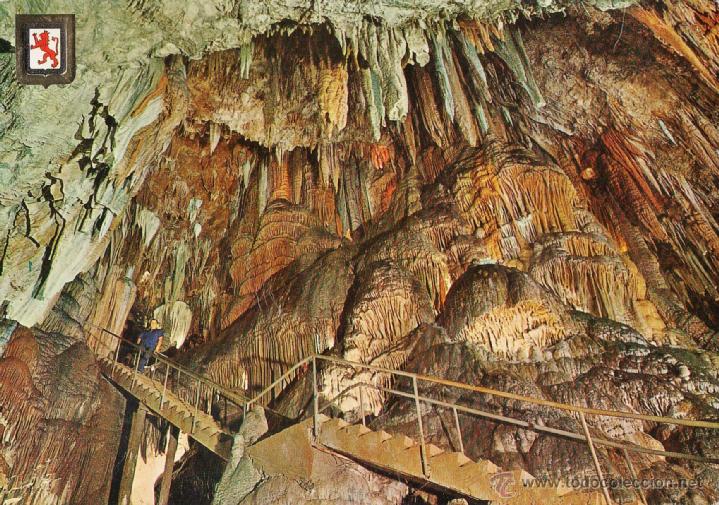 Postales: cuevas de valporquero - leon - salida peque&ntilde;as maravillas - n&ordm; 4 - ed. subirats - escrita - a&ntilde;o 1967