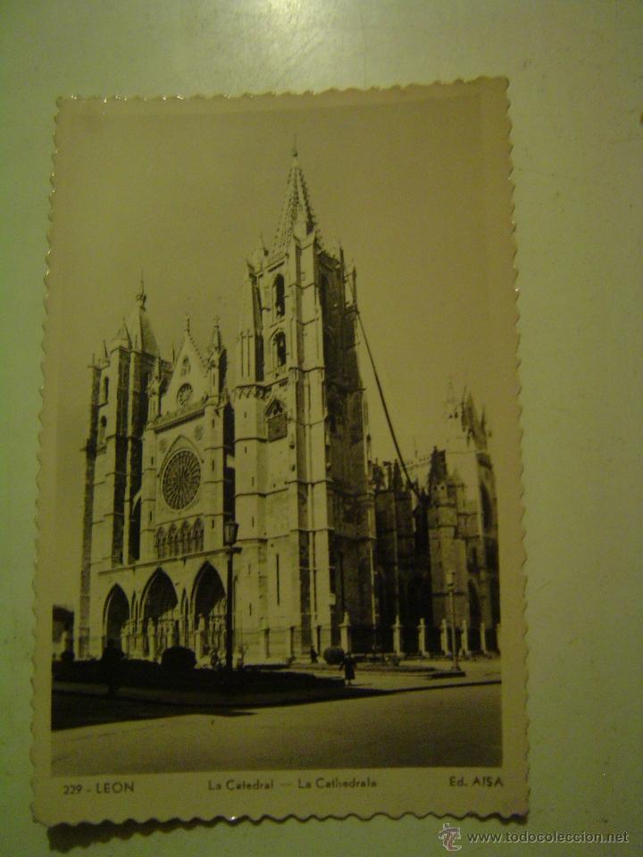 Postales: POSTAL DE LE&Oacute;N-229.- LA CATEDRAL.- ED. AISA.