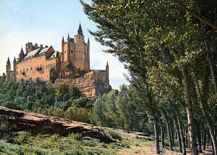 Postales: SEgovia, Grande, 210x150 mm. El Alcazar. fachada Es. 3 Garcia Garrabella y Cia
