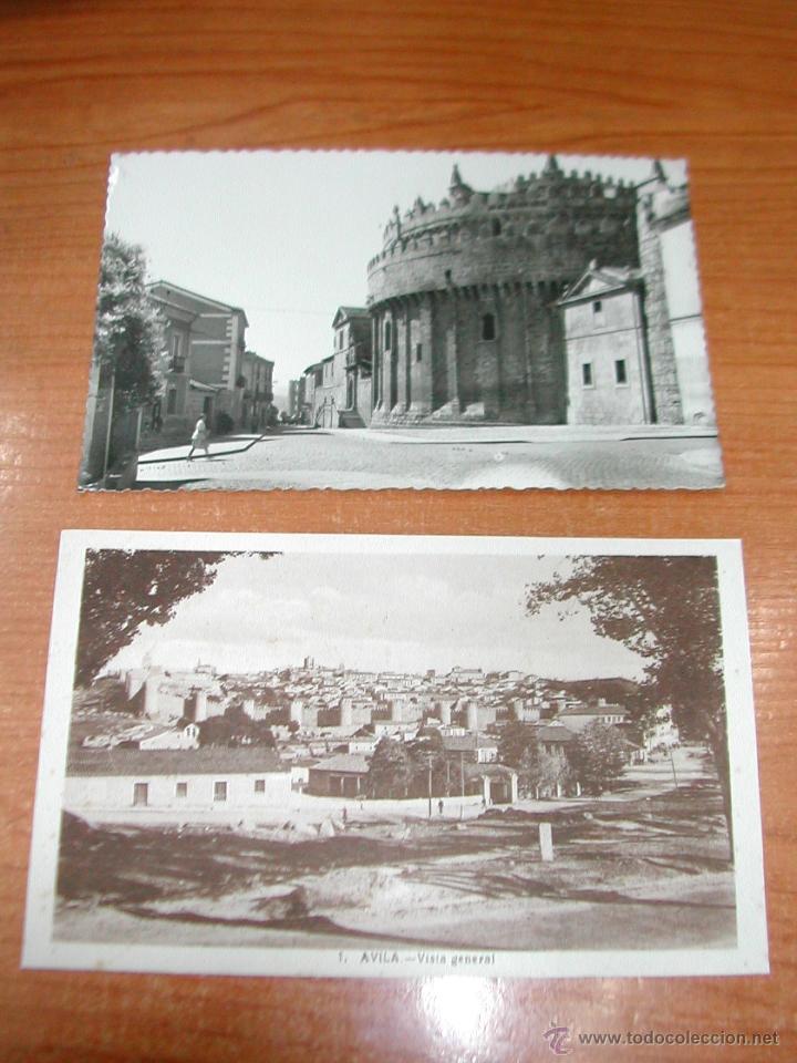 Postales: 2 POSTALES AVILA. EDICIONES GARCIA GARRABELLA. A&Ntilde;OS 1950. 1370.