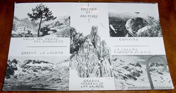Postales: ANTIGUA POSTAL DE AVILA . ARENAS DE SAN PEDRO . GREDOS . VALLE DEL NOGAL DEL BARRANCO ETC. - EDIC. A