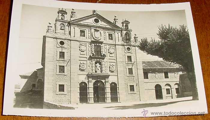 Postales: ANTIGUA FOTO POSTAL DE AVILA - FACHADA PRINCIPAL DEL CONVENTO DE SANTA TERESA - ED. GARCIA GARRABELL