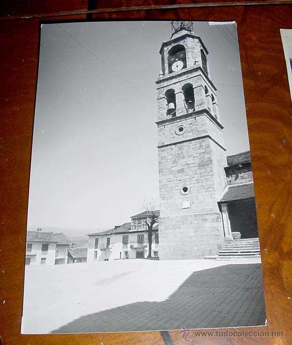 Postales: ANTIGUA FOTO POSTAL LAGO DE SANABRIA - IGLESIA NUESTRA SE&Ntilde;ORA DE LA AZOGUE - ED. PARIS - NO CIRCULAD