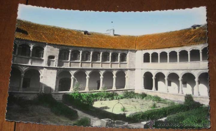Postales: ANTIGUA FOTO COLOREADA TAMA&Ntilde;O POSTAL - DE AVILA - N&ordm; 53 - REAL MONASTERIO DE STO. TOMAS, CLAUSTRO DE