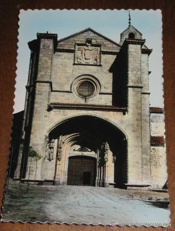 Postales: ANTIGUA FOTO POSTAL COLOREADA DE AVILA - N&ordm; 52 - STO. TOMAS, PORTADA - ED. ARTIGOT - NO CIRCULADA.
