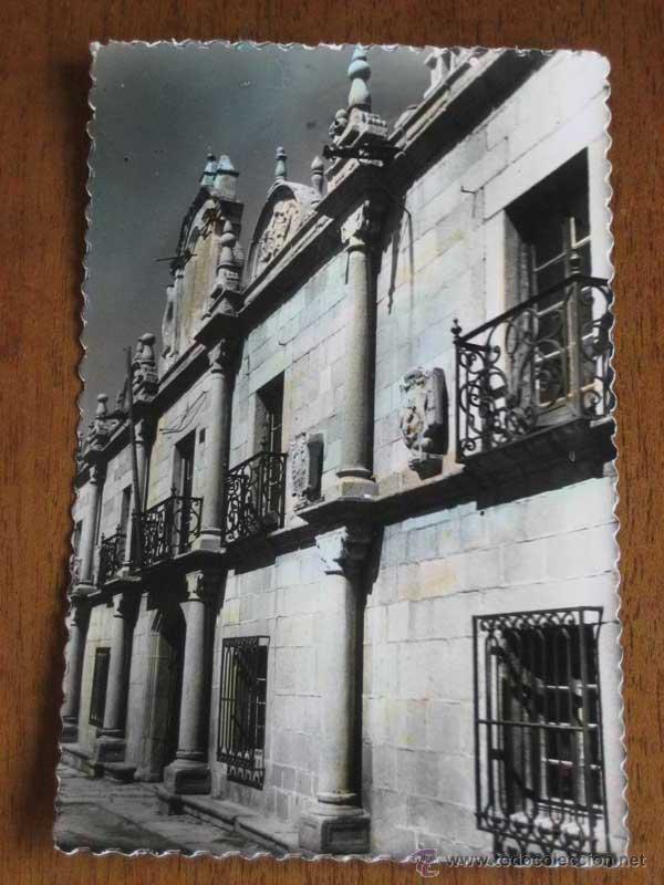 Postales: ANTIGUA FOTO POSTAL COLOREADA DE AVILA - N&ordm; 37 - PALACIO DE LOS DEANES - ED. ARTIGOT - NO CIRCULADA.