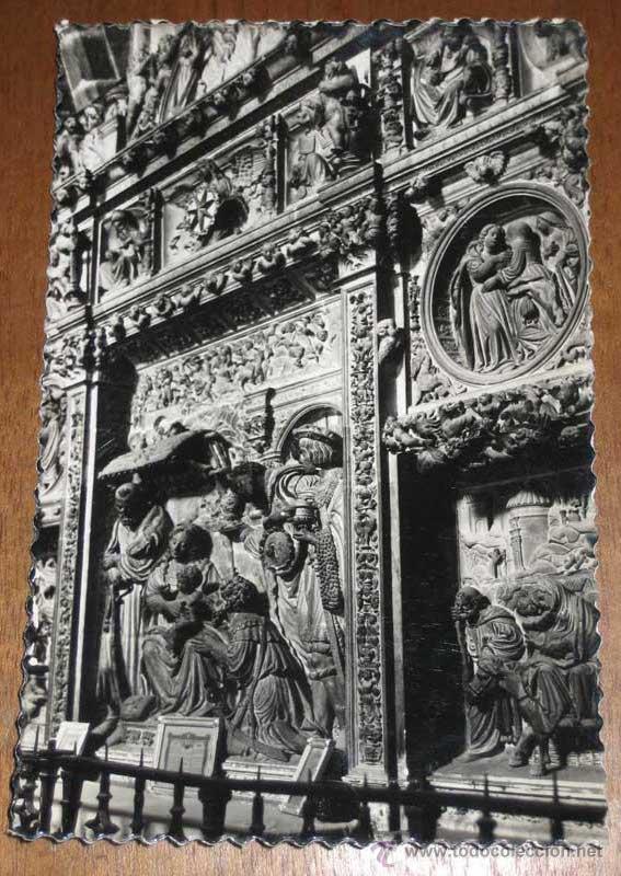 Postales: ANTIGUA FOTO POSTAL DE AVILA - N&ordm; 30 - DETALLE DEL TRASCORO DE LA CATEDRAL - ED. ARTIGOT - NO CIRCUL