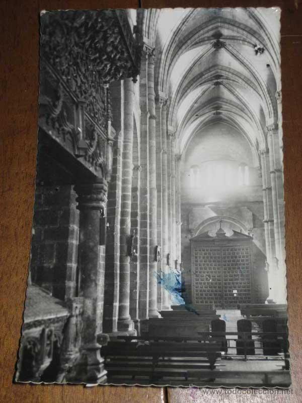 Postales: ANTIGUA FOTO TAMA&Ntilde;O POSTAL DE AVILA - N&ordm; 48 - BOVEDA DE LA BASILICA DE SAN VICENTE - ESCRITA POR EL