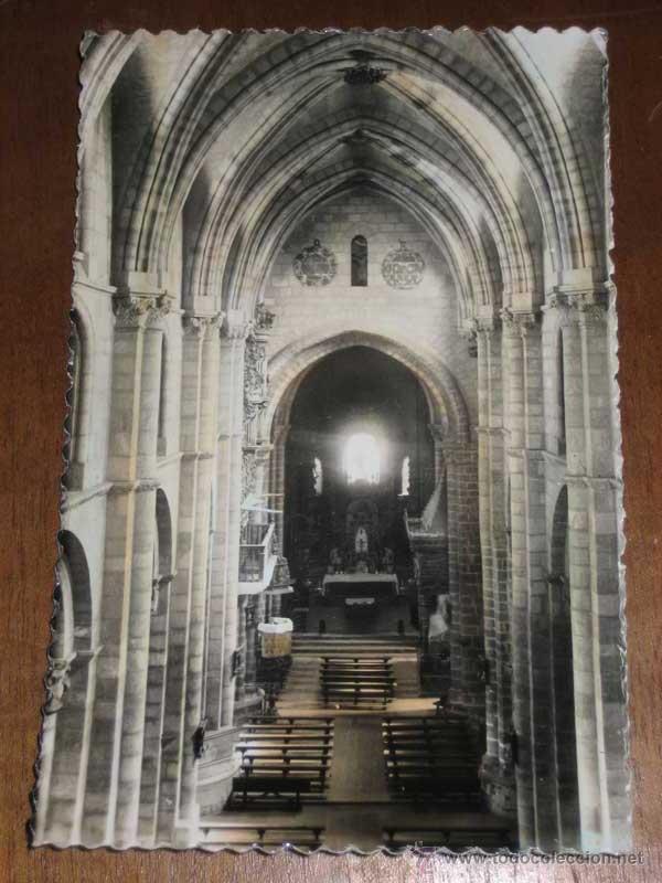 Postales: ANTIGUA FOTO POSTAL COLOREADA DE AVILA - N&ordm; 49 - BASILICA DE S. VICENTE - ED. ARTIGOT - NO CIRCULADA