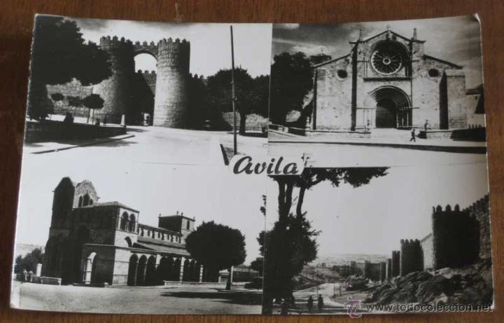 Postales: ANTIGUA FOTO POSTAL DE AVILA - MURALLAS, PUERTA DE SAN VICENTE - ED. ARTIGOT - NO CIRCULADO.
