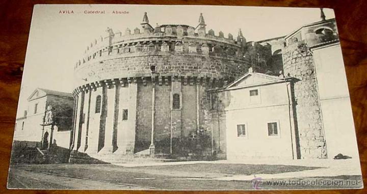 Postales: ANTIGUA POSTAL DE AVILA - CATEDRAL, ABSIDE - ED. LUCAS MARTIN - NO CIRCULADA.