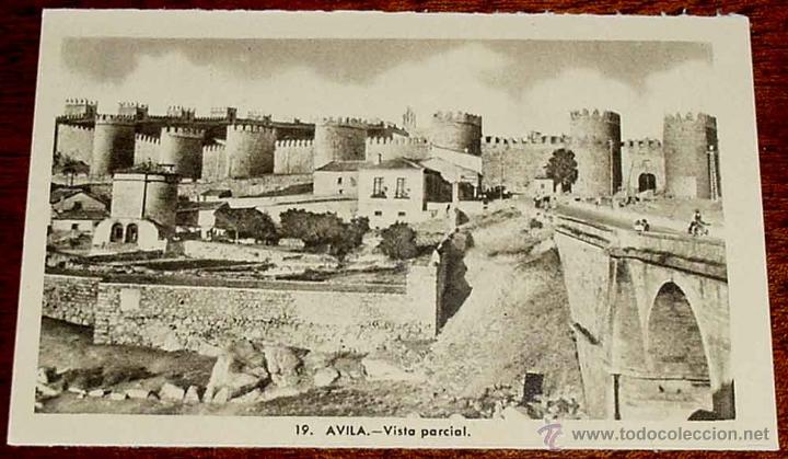 Postales: ANTIGUA FOTO POSTAL DE AVILA - VISTA PARCIAL - NO CIRCULADA - ED. HELITIOPIA ARTISTICA ESPA&Ntilde;OLA.