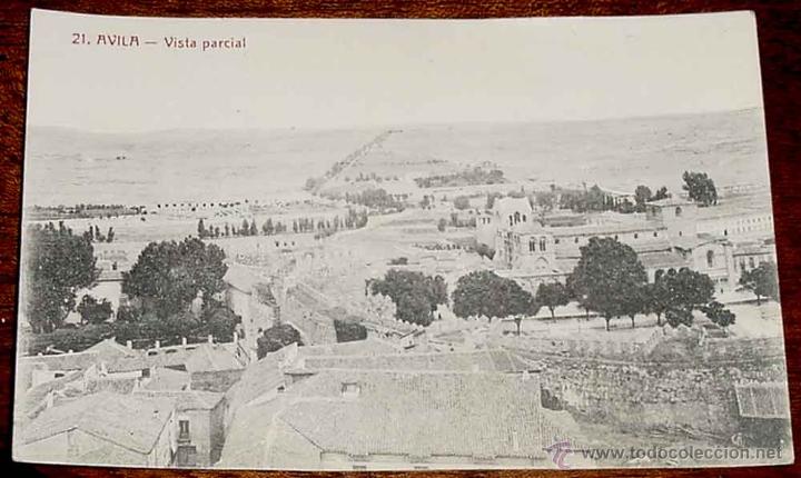 Postales: ANTIGUA POSTAL DE AVILA - VISTA PARCIAL - NO CIRCULADA - ED. LUCAS MARTIN.