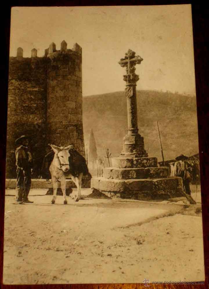 Postales: ANTIGUA POSTAL DE SIERRA DE GREDOS - ARENAS DE SAN PEDRO - LA CRUZ DEL MENTIDERO - NO CIRCULADA - CO