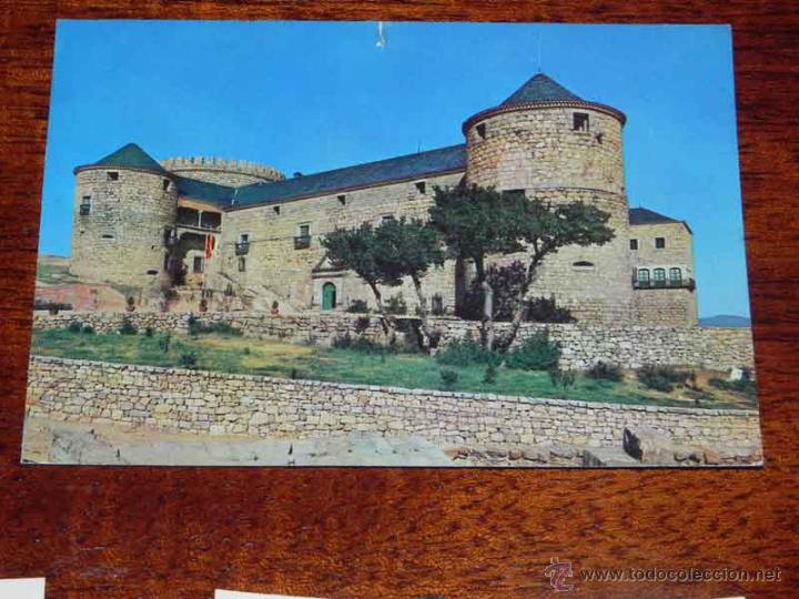 Postales: ANTIGUA FOTO POSTAL DE LAS NAVAS DEL MARQUES, AVILA, N.2, CASTILLO, ESCUELA DEL MAGISTERIO DE LAS FE
