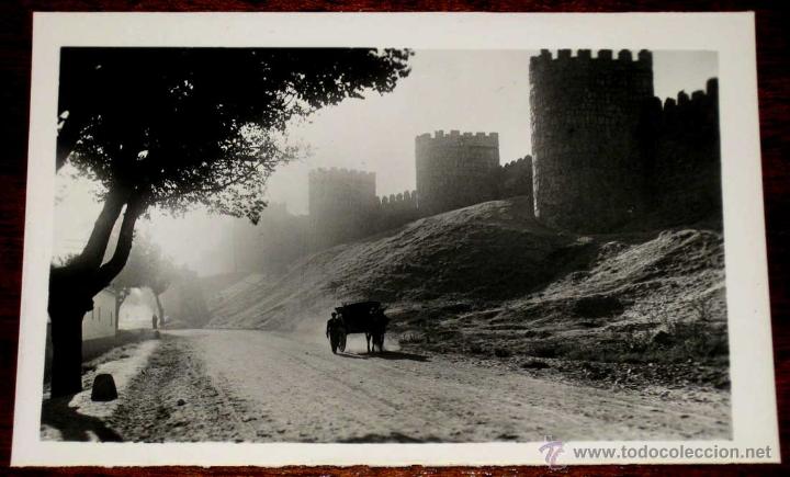 Postales: ANTIGUA FOTO POSTAL DE AVILA - MURALLAS - ED. GARCIA GARRABELLA - NO CIRCULADA.