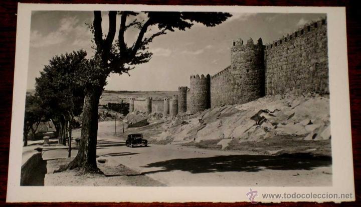 Postales: ANTIGUA FOTO POSTAL DE AVILA - MURALLAS - ED. GARCIA GARRABELLA - NO CIRCULADA.