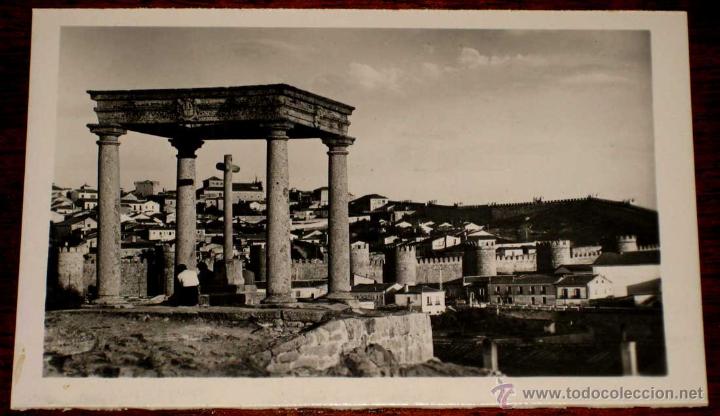 Postales: ANTIGUA FOTO POSTAL DE AVILA - LOS CUATRO POSTES - ED. GARCIA GARRABELLA - NO CIRCULADA.