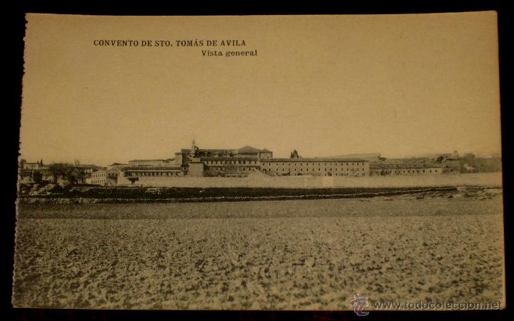 Postales: ANTIGUA POSTAL DEL CONVENTO DE SANTO TOMAS - AVILA - NO CIRCULADA - FOT. HAUSER Y MENET.