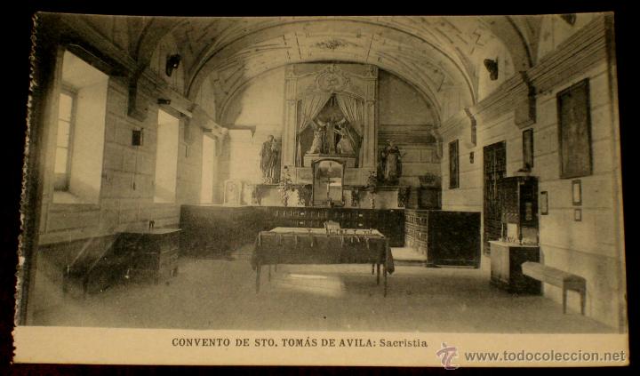 Postales: ANTIGUA POSTAL DEL CONVENTO DE SANTO TOMAS - AVILA - NO CIRCULADA - FOT. HAUSER Y MENET.