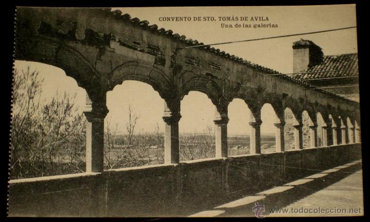 Postales: ANTIGUA POSTAL DEL CONVENTO DE SANTO TOMAS - AVILA - NO CIRCULADA - FOT. HAUSER Y MENET.