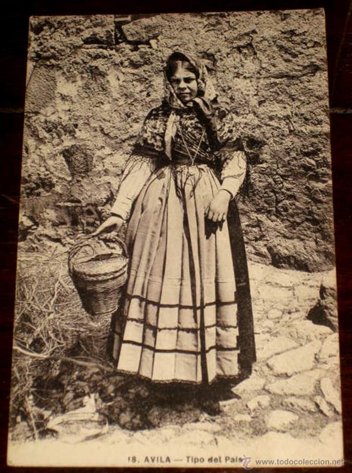 Postales: ANTIGUA POSTAL DE AVILA: TIPO DEL PAIS (NUM.18) (ANIMADA) SIN CIRCULAR