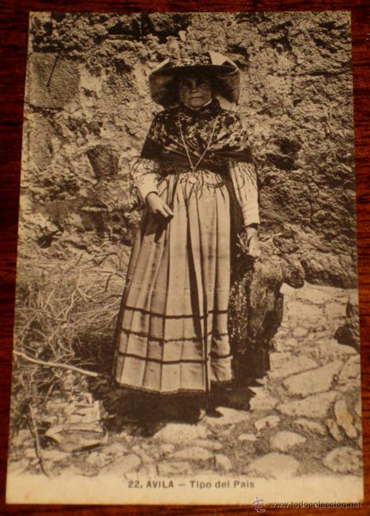 Postales: ANTIGUA POSTAL DE AVILA - N. 22 - TIPO DEL PAIS - NO CIRCULADA.