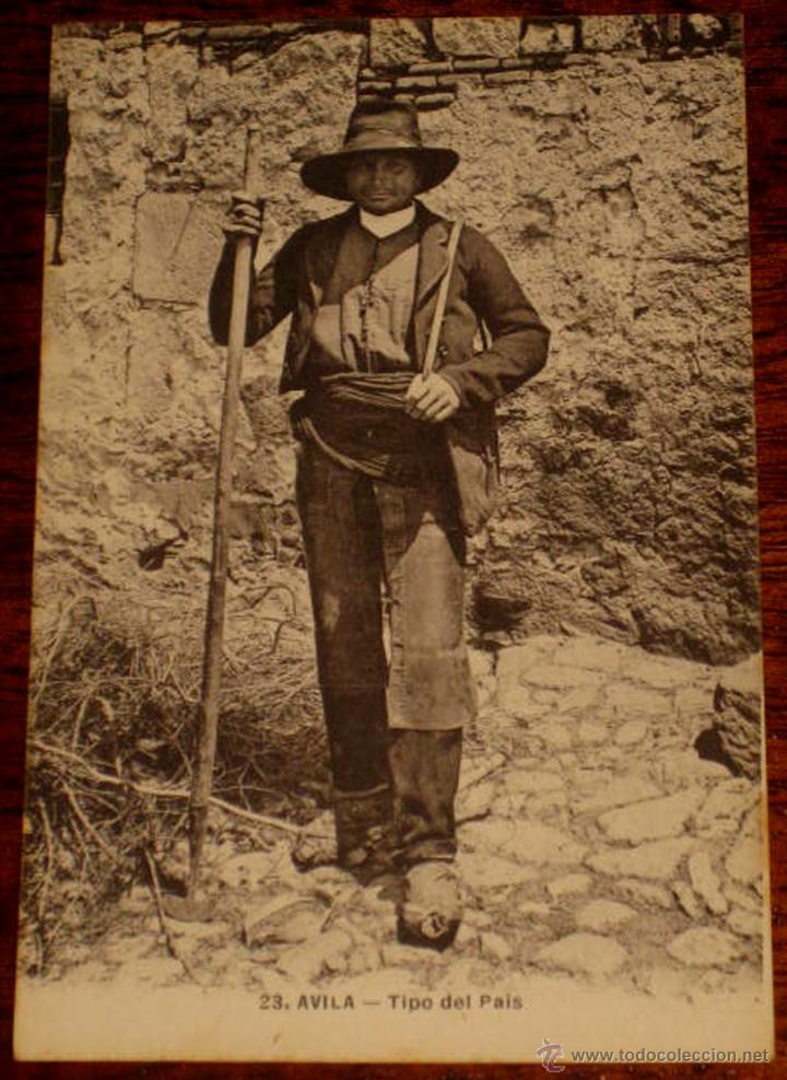 Postales: ANTIGUA POSTAL DE AVILA - N. 23 - TIPO DEL PAIS - NO CIRCULADA.