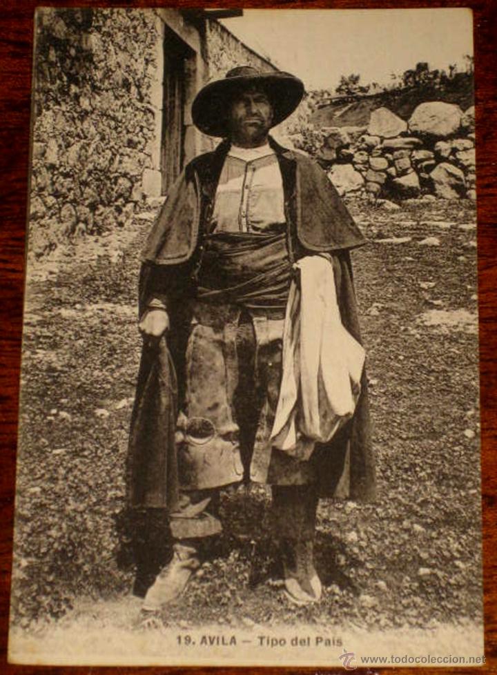 Postales: ANTIGUA POSTAL DE AVILA - N. 19 - TIPO DEL PAIS - NO CIRCULADA.