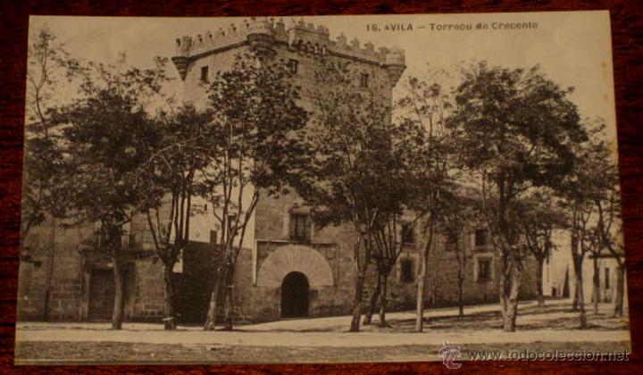 Postales: ANTIGUA POSTAL DE AVILA - N. 16 - TORREON DE CRECENTE - NO CIRCULADA.