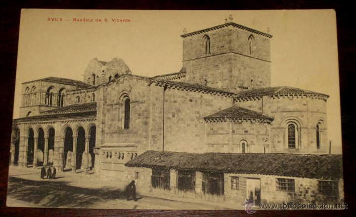 Postales: ANTIGUA POSTAL DE AVILA - BASILICA DE SAN VICENTE - LUCAS MARTIN - SIN CIRCULAR