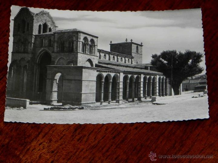 Postales: ANTIGUA FOTO POSTAL - AVILA - IGLESIA DE SAN VICENTE - HELIOTIPIA ARTISTICA ESPA&Ntilde;OLA - 12 - SIN CIRC