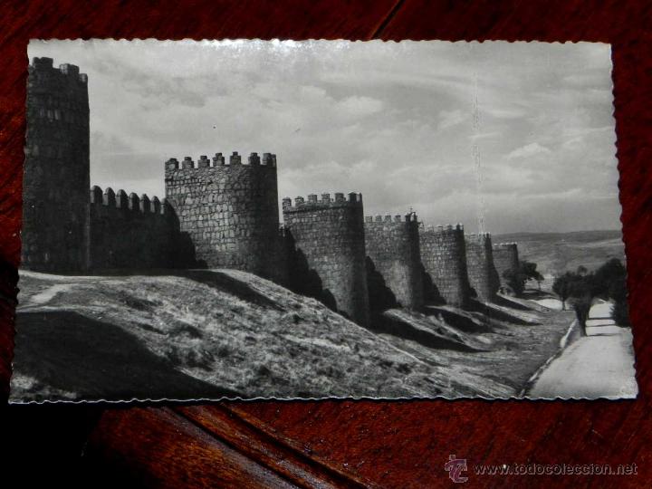 Postales: ANTIGUA FOTO POSTAL - AVILA - MURALLAS - HELIOTIPIA ARTISTICA ESPA&Ntilde;OLA - 5 - SIN CIRCULAR