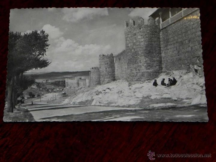 Postales: ANTIGUA FOTO POSTAL - AVILA - MURALLAS - HELIOTIPIA ARTISTICA ESPA&Ntilde;OLA - 15 - SIN CIRCULAR