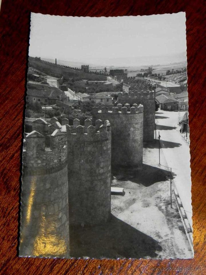 Postales: ANTIGUA FOTO POSTAL - AVILA - MURALLAS - HELIOTIPIA ARTISTICA ESPA&Ntilde;OLA - 16 - SIN CIRCULAR