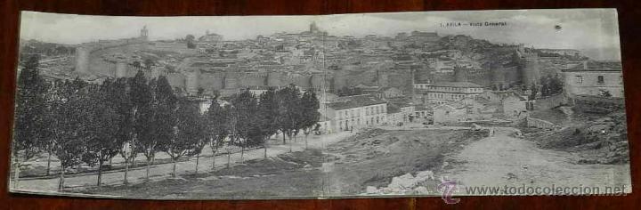Postales: ANTIGUA POSTAL DOBLE DE AVILA - VISTA GENERAL - N. 1 - NO CIRCULADA.