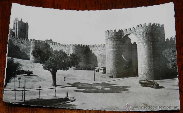 Postales: ANTIGUA FOTO POSTAL DE AVILA, MURALLAS, N. 101, ED. ARRIBAS, NO CIRCULADA.